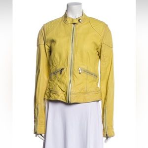 Dolce and gabbana leather biker jacket